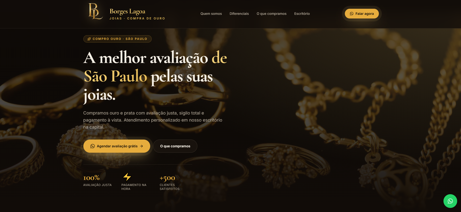 Preview do projeto Borges Lagoa Ouro