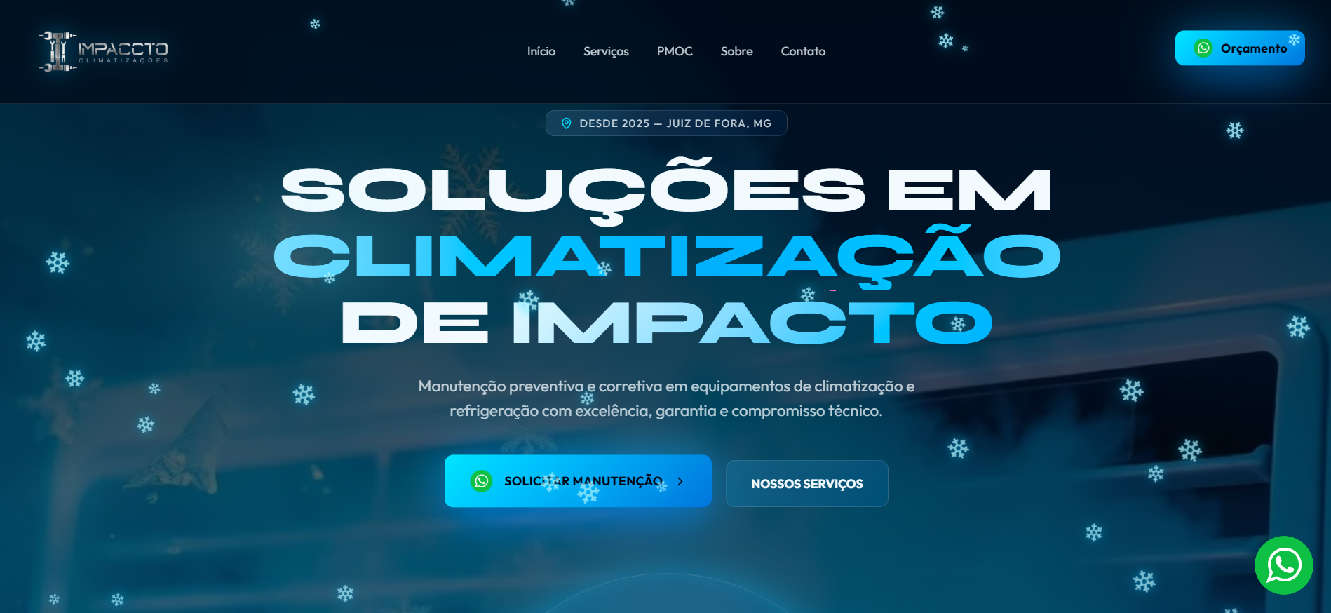 Preview do projeto IMPACCTO